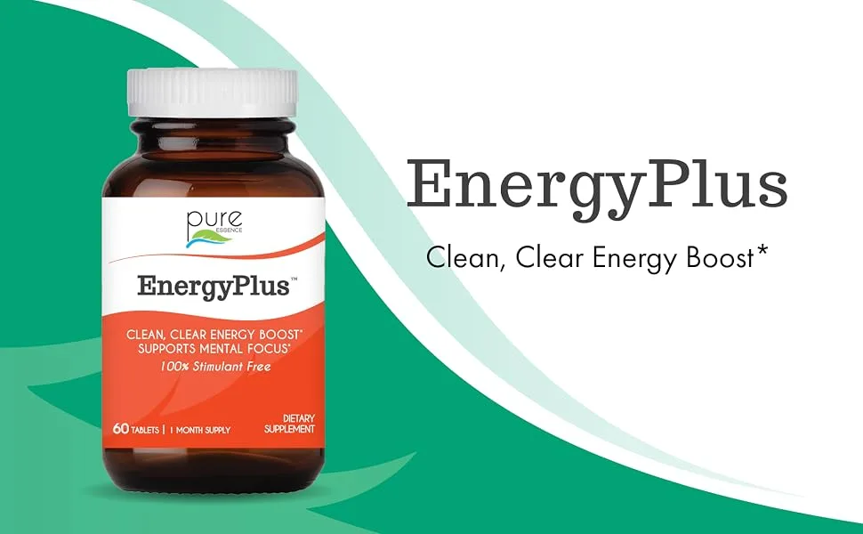 Pure Essence EnergyPlus 120 Tablets - Bottle of EnergyPlus - Clean Clear energy Boost