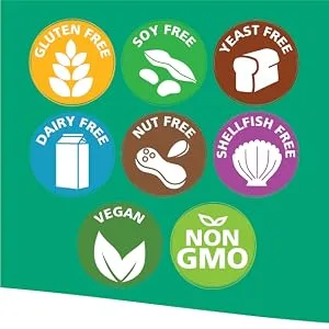 Pure Essence EnergyPlus 60 Tablets - Gluten, Soy, Yeast, Dairy, Nut, Shellfish and GMO Free - Vegan Formula