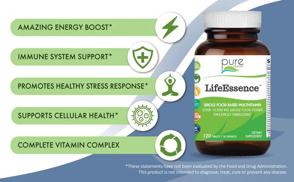 Pure Essence Longevity Men 120 Tablet - Great for energy, immune support