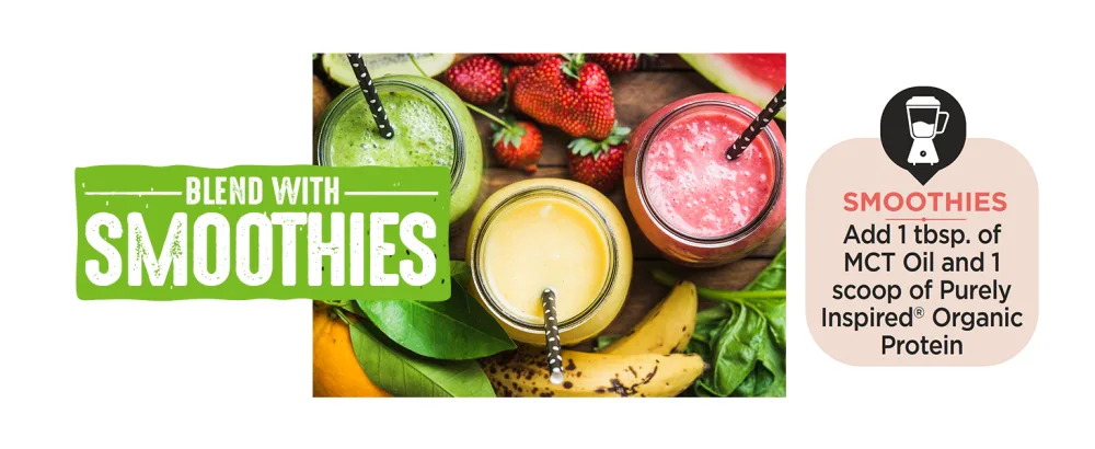 Purely Inspired 100% Pure MCT Oil 16 fl oz (475 ml) - Smoothies