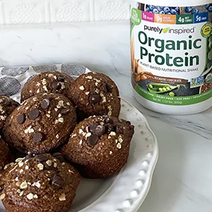 Purely Inspired Organic Protein Plant-Based Nutrition Decadent Chocolate 1.5 lbs (680 g) - Organic Protein Chocolate