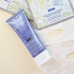 Purlisse Blue Lotus Seed Mud Mask + Exfoliant 2.5 oz (70 g) - product