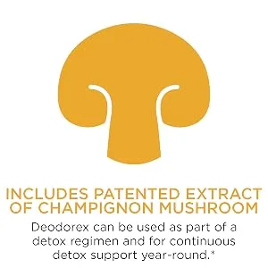 Quality of Life Labs Deodorex With Champex Mushroom Extract 250 mg 60 VegiCaps - product information 5