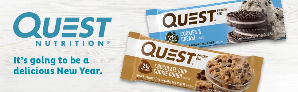 Quest Nutrition Protein Bar Caramel Chocolate Chunk 12 Bars 2.12 oz (60 g) Each - product information 1