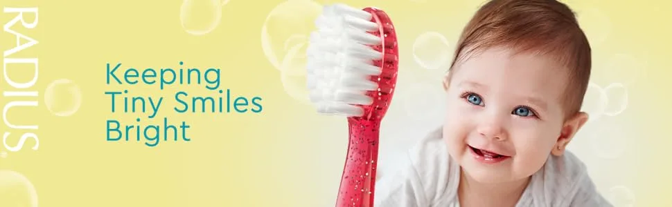 RADIUS Totz Brush 18 Months + Extra Soft Crystal 1 Toothbrush - product information 1