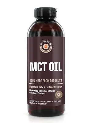RAPIDFIRE MCT Oil Unflavored 16 oz (473 ml) - rapid fire mct oil