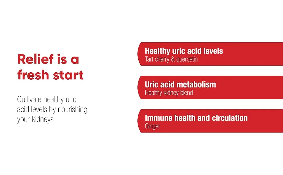 Redd Remedies Gouch! 120 Vegetarian Capsules - Relief is a fresh start. Cultivate healthy uric acid levels by nourishing your kidneys