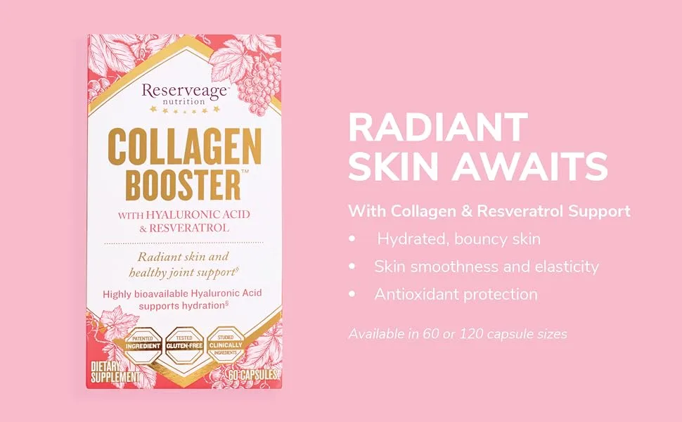 ReserveAge Nutrition Collagen Booster 120 Capsules - collagen booster