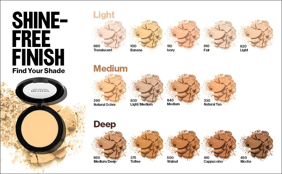Revlon Colorstay Pressed Powder 850 Medium/Deep 0.3 oz (8.4 g) - revlon