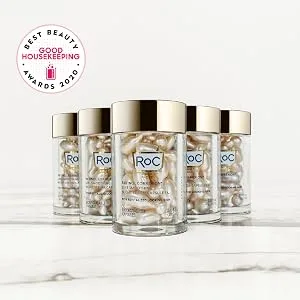 RoC Retinol Correxion Line Smoothing Night Serum Capsules 30 Biodegradable Capsules - Award Winning