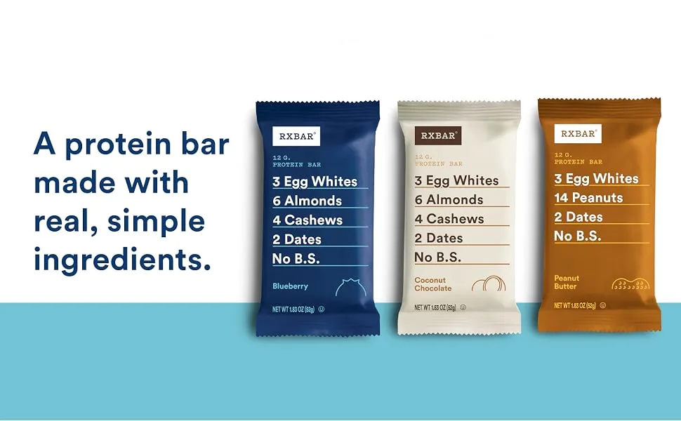RXBAR Protein Bar Peanut Butter Chocolate 12 Bars 1.83 oz (52 g) Each - RXBAR