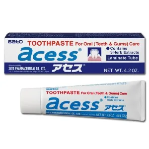 Sato Acess Toothpaste for Oral Care 4.2 oz (125 g) - acess