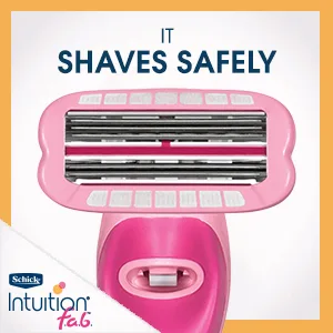 Schick Intuition F.A.B. 3 Refills - intuition f.a.b. fab womens razor up down shave refill cartridge