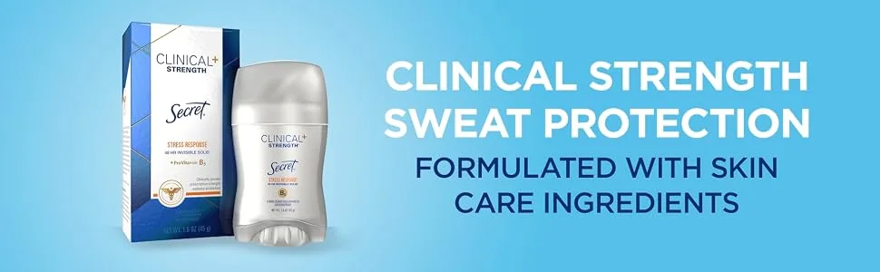 Secret Clinical Strength Deodorant  Completely Clean  2.6 oz (73 g) - clinical strength sweat protection