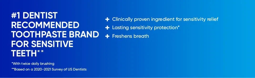 Sensodyne Repair & Protect Toothpaste with Fluoride 3.4 oz (96.4 g) - #1 dentist recommended brand