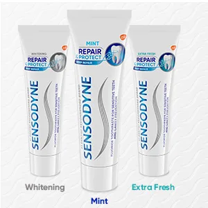 Sensodyne Repair & Protect Toothpaste with Fluoride 3.4 oz (96.4 g) - Sensodyne Repair & Protect Deep Repair