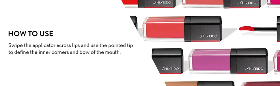 Shiseido LacquerInk LipShine 304 Techno Red .2 fl oz (6 ml) - product information 4