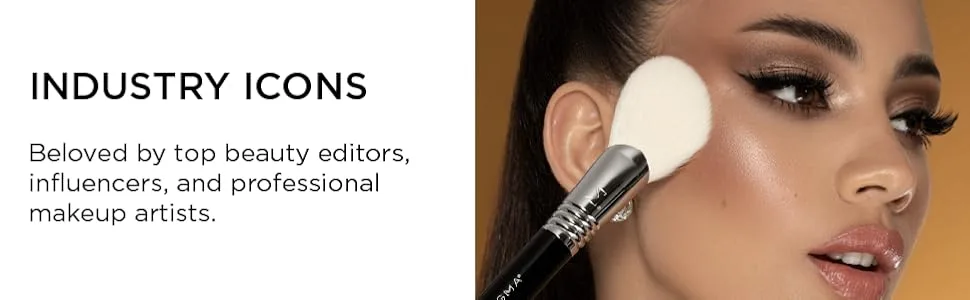 Sigma Essential Brush Kit 12 Piece Kit - industry icons: beloved by top beauty editors, influencers, and makeup artists