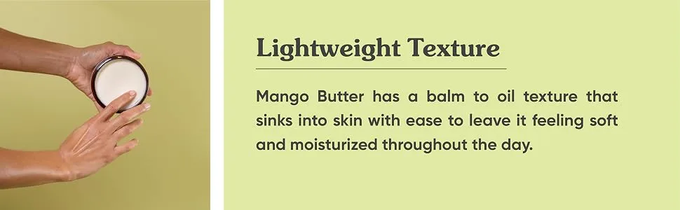 Sky Organics Mango Butter Raw & Unrefined 16 oz (454 g) - LIGHTWEIGHT TEXTURE