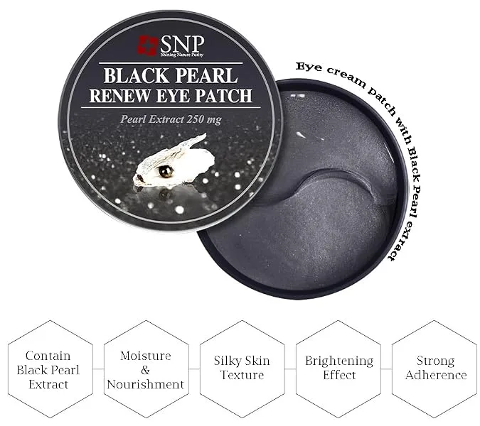 SNP Black Pearl Renew Eye Patch 60 Patches - product information 1
