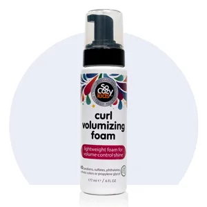 SoCozy Curl Volumizing Foam  6 fl oz (177 ml) - SoCozy Curl Volumizing Foam LIGHTWEIGHT + CONDITIONING: Provides natural looking control and