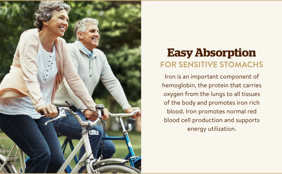 Solgar Gentle Iron 25 mg 180 Vegetable Capsules - Easy Absorption