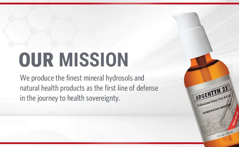 Sovereign Silver Argentyn 23  Professional Silver First Aid Gel 1 fl oz (29 ml) - Argentyn Mission