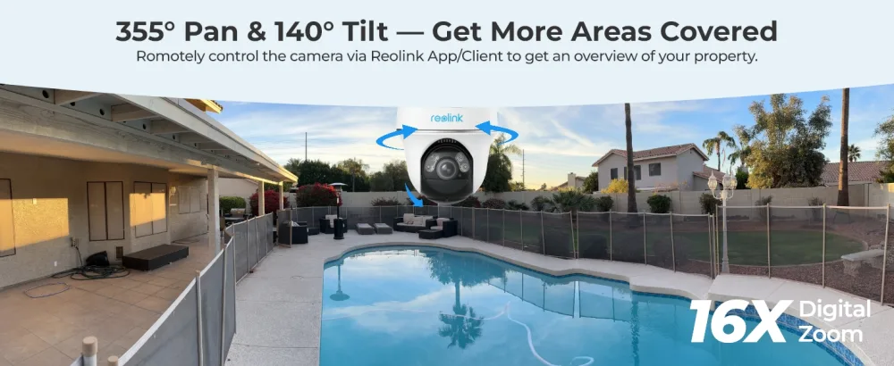 REOLINK REOLINK Security Camera Wireless Outdoor Pan Tilt Solar Powered - 5MP - product information 4
