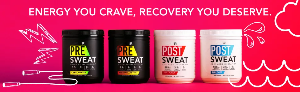 Sports Research Post-Sweat Advanced Hydration Fruit Punch 16.9 oz (480 g) - amino acids