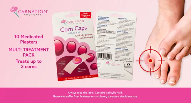 Carnation Footcare Corn Caps x 10 Single - Corn Caps