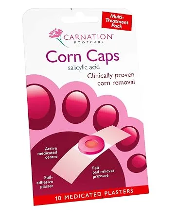 Carnation Footcare Corn Caps x 10 Single - Corn Caps