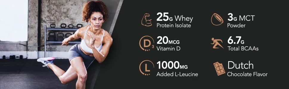 Sports Research Whey Protein Isolate Protein Powder 25g per Serving - Dutch Chocolate 5 lbs (2.27 kg) - product information 7