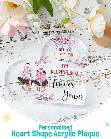Personalize Pro Passed Driving Test Cake Topper Congratulations Party Decoration Cake Topper Learner Driver Gift Cake Topper Party Decor Glitter Cake Topper Cake Decoration Red - Personalised-Heart-Shape-Acrylic-Plaque