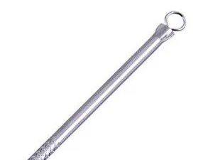 YNR Professional Blackheads Whiteheads Comedone Remover Extractor Facial Tool Flat and Round Wired Ends Surgical Stainless Steel - Needle Acne Blackhead Remover Pimple Extractor