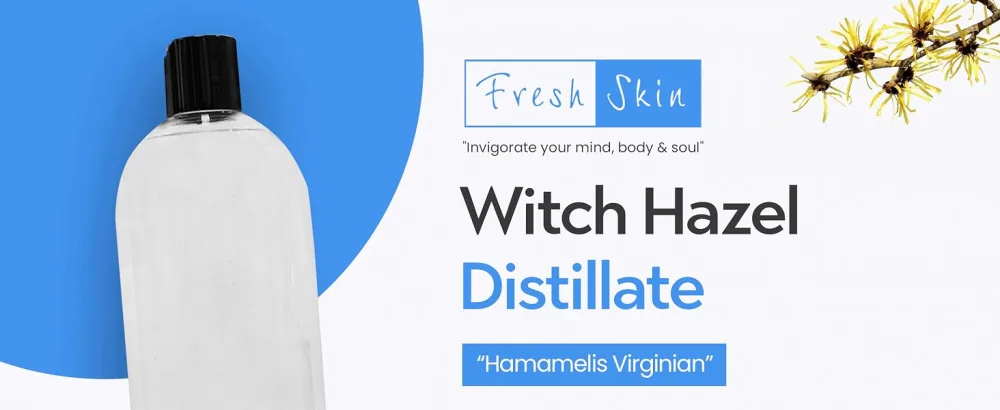 Freshskin Beauty LTD | Witch Hazel Distillate BPC/USP 250ml - Natural Distilled Skin Toner - Witch Hazel
