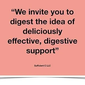Sufficient C Glutenizer Force Plus Kiwi Strawberry 2000 mg  52.5 g - delicious digestive enzyme support
