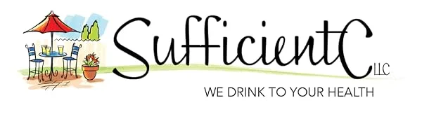 Sufficient C Glutenizer Force Plus Kiwi Strawberry 2000 mg  52.5 g - Sufficient C LLC logo
