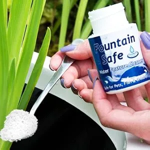 Primrose Ambient Fountain Safe Water Feature Cleaner - Large Bulk - 3 Month Supply Pet & Child Friendly - Spoon