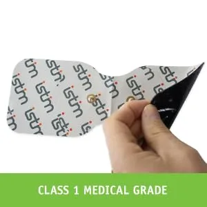 Med-Fit 2 Premier Wireless TENS Large Electrodes (5-Pack): Sized 21cm x 8cm Compatible Exclusively with The Premier 2 Wireless TENS. Refer to Images for Compatibility - Med-Fit Large Lumbar Self Adhesive Electrode Pads