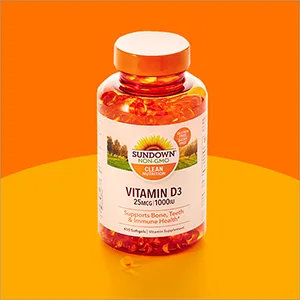 Sundown Naturals Vitamin D3 25 mcg (1000 IU) 400 Softgels - unspecified