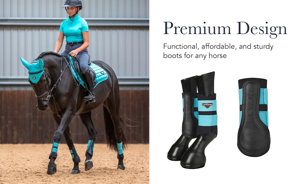 LeMieux Grafter Unisex Adults Brushing Boots Small Black - brushing jumps professional choice sport jumping tendon sports medicine shipping back track