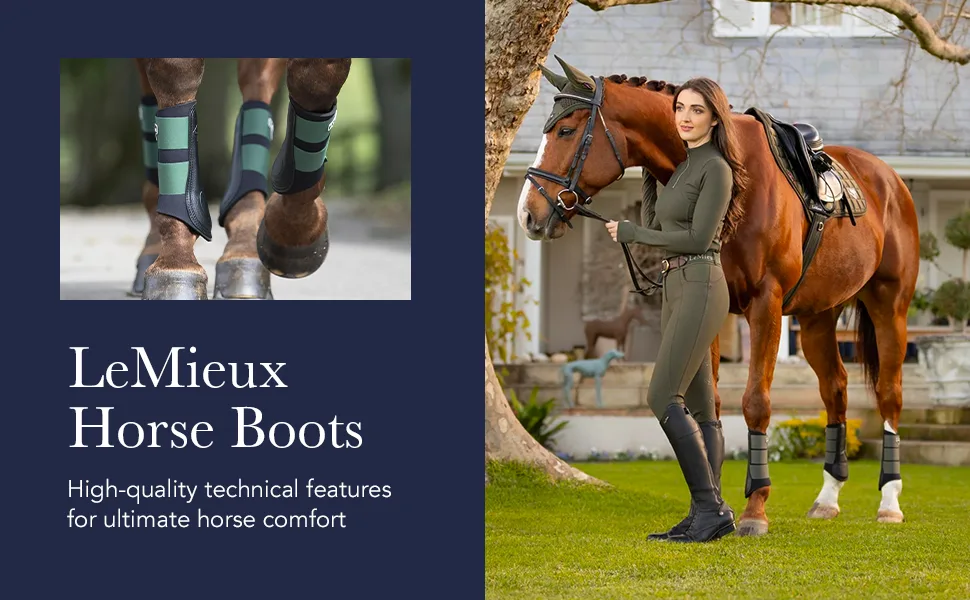 LeMieux Grafter Unisex Adults Brushing Boots Small Black - brushing jumps professional choice sport jumping tendon sports medicine shipping back track