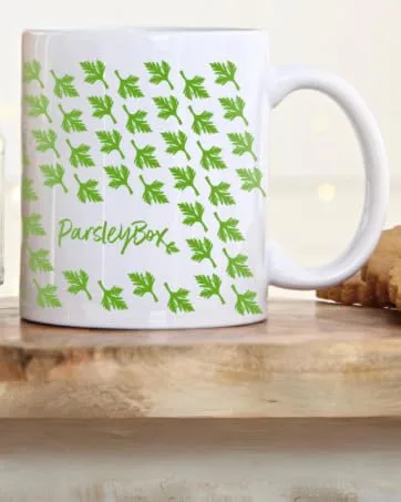 Vegetarian Ready Meals (8 Meals + 3 Sides) Microwavable Long-Life Ready Meal Deal - Parsley Box Mug