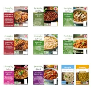 Vegetarian Ready Meals (8 Meals + 3 Sides) Microwavable Long-Life Ready Meal Deal - Parsley Box Vegetarian Bundle