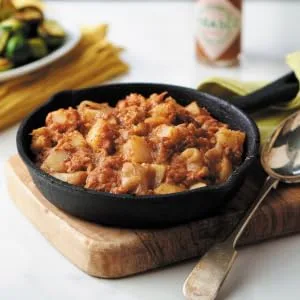Nutritionally Balanced Ready Meal Variety Box - Parsley Box Microwavable Long-Life Cupboard-Store Ready Meals (7 Meals) - Corned Beef Hash