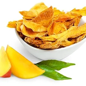 Sunfood Raw Organic Mango Slices 8 oz (227 g) - Mangos in Bowl