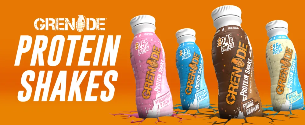 Grenade High Protein Shake - Chocolate Salted Caramel 8 x 330 ml + Grenade High Protein Low Sugar Bar - Chocolate Chip Salted Caramel 12 x 60 g - shakes