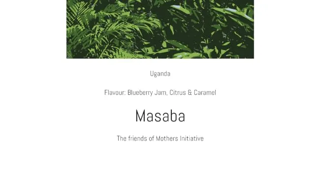 Coffee World Uganda Masaba Single Origin Espresso UK Roasted Coffee Beans - Medium Roast (8 x 1KG) - Uganda Masaba