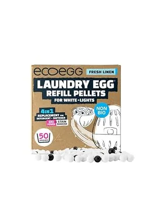 ecoegg Laundry Egg refills for White and Lights Spring Blossom - 50 washes Spring Blossom Refill - white refiill pellets