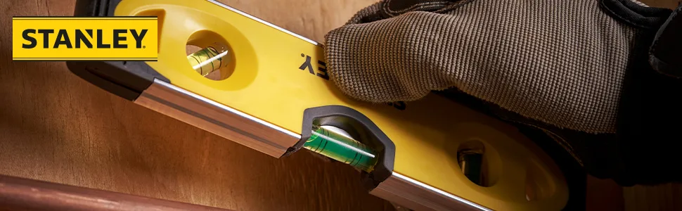 Stanley Aviation Snips Straight Cut (2-14-563) & Shock Proof Torpedo Level 230 mm/9 Inch 0-43-511 Straight Cut + Shock Proof Torpedo Level - product information 5